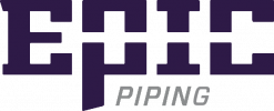 epic piping logo, brand colors