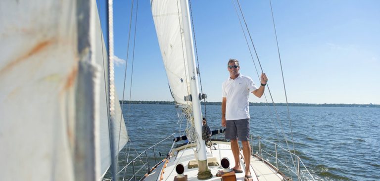Man on boat